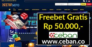 NEWMPO – FREEBET GRATIS TANPA DEPOSIT RP 50.000