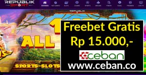 REPUBLIKSPORT – FREEBET GRATIS TANPA DEPOSIT RP 20.000