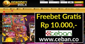 SENOPATIBOLA – FREEBET GRATIS TANPA DEPOSIT RP 10.000