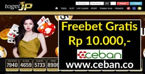 TOGELJP – FREEBET GRATIS TANPA DEPOSIT RP 10.000