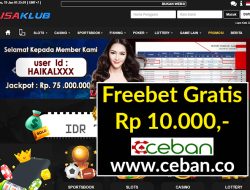 USAKLUB – FREEBET GRATIS TANPA DEPOSIT RP 10.000