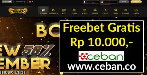 AGEN838 – FREEBET GRATIS TANPA DEPOSIT RP 10.000