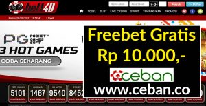 BETT4D – FREEBET GRATIS TANPA DEPOSIT RP 10.000