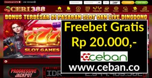 CERI388 – FREEBET GRATIS TANPA DEPOSIT RP 20.000