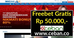 CMD368 – FREEBET GRATIS TANPA DEPOSIT RP 50.000 EDISI KEMERDEKAAN