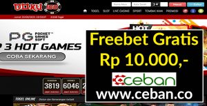 DOKU168 – FREEBET GRATIS TANPA DEPOSIT RP 10.000