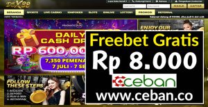 DSX88 – FREEBET GRATIS TANPA DEPOSIT RP 8.000