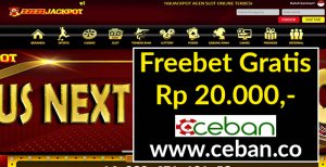 168JACKPOT – FREEBET GRATIS TANPA DEPOSIT RP 20.000