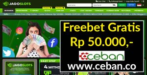 JAGOSLOTS – FREEBET GRATIS TANPA DEPOSIT RP 50.000