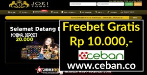 JOKITOTO – FREEBET GRATIS TANPA DEPOSIT RP 10.000