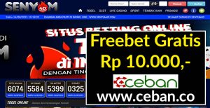 SENYUM4D – FREEBET GRATIS TANPA DEPOSIT RP 10.000