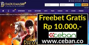 DADUEMAS88 – FREEBET GRATIS RP 10.000 TANPA DEPOSIT