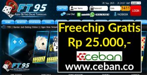 FT95- FREECHIPS GRATIS RP 25.000 TANPA DEPOSIT