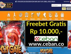 KLIKVEGAS – FREEBET GRATIS TANPA DEPOSIT RP 10.000