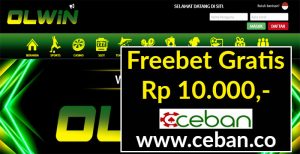 OLWIN – FREEBET TANPA DEPOSIT GRATIS RP 10.000