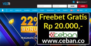 YES8INDO – FREEBET GRATIS RP 20.000 TANPA DEPOSIT