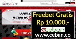 AS9BET – FREEBET GRATIS TANPA DEPOSIT RP 10.000