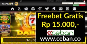 GASPOL168 – FREEBET GRATIS TANPA DEPOSIT RP 15.000