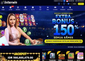 INTERWIN – BONUS SLOT 100% MEMBER BARU CLAIM LANGSUNG DIDEPAN