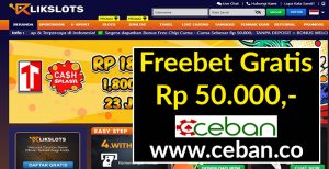 KLIKSLOTS – FREEBET GRATIS TANPA DEPOSIT RP 50.000