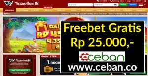 VEGASHOKI88 – FREEBET GRATIS TANPA DEPOSIT RP 25.000