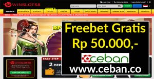 WINSLOTS8 – FREEBET GRATIS TANPA DEPOSIT RP 50.000