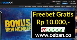 BOS01 – FREEBET GRATIS TANPA DEPOSIT RP 10.000