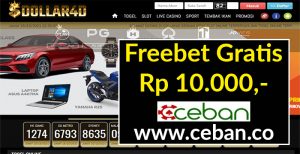 DOLLAR4D – FREEBET GRATIS TANPA DEPOSIT RP 10.000