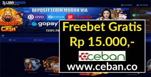 LIGABEKEN – FREEBET GRATIS TANPA DEPOSIT RP 15.000