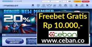 M11SLOT – FREEBET GRATIS TANPA DEPOSIT RP 10.000