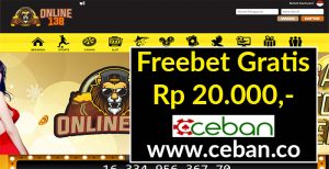 ONLINE138 – FREEBET GRATIS TANPA DEPOSIT RP 20.000