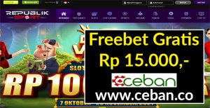 REPUBLIKSPORT – FREEBET GRATIS TANPA DEPOSIT RP 15.000