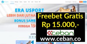 USPORTS – FREEBET GRATIS TANPA DEPOSIT RP 15.000