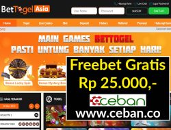 BETTOGELASIA – FREEBET GRATIS TANPA DEPOSIT RP 25.000