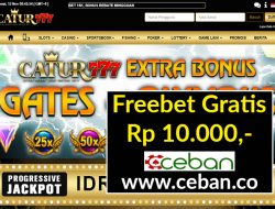 CATUR777 – FREEBET GRATIS TANPA DEPOSIT RP 10.000