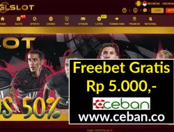 GLSLOT – FREEBET GRATIS TANPA DEPOSIT RP 5.000