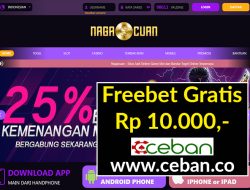 NAGACUAN – FREEBET GRATIS TANPA DEPOSIT RP 10.000