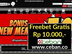 PENTOLAN88 – FREEBET GRATIS TANPA DEPOSIT RP 10.000