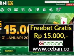 BNI88 – FREEBET GRATIS TANPA DEPOSIT RP 15.000