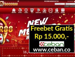 BOCOR88 – FREEBET GRATIS TANPA DEPOSIT RP 15.000