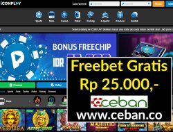 ICONPLAY – FREEBET GRATIS TANPA DEPOSIT RP 25.000