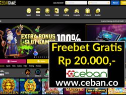 KEDAIGAME – FREEBET GRATIS TANPA DEPOSIT RP 20.000