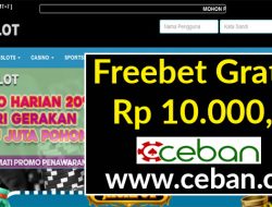 SINISLOT – FREEBET GRATIS RP 10.000 TANPA DEPOSIT