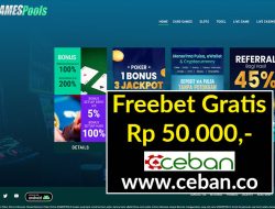 GAMESPOOLS – FREEBET GRATIS TANPA DEPOSIT RP 50.000