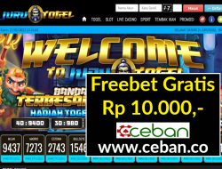 JURUTOGEL – FREEBET GRATIS TANPA DEPOSIT RP 10.000