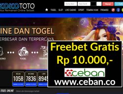 KOKOTOTO – FREEBET GRATIS TANPA DEPOSIT RP 10.000