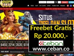 SHOPISLOT – FREEBET GRATIS TANPA DEPOSIT RP 20.000