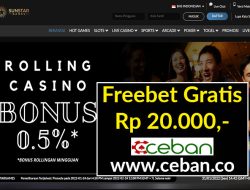 SUNSTARGAMES – FREEBET GRATIS TANPA DEPOSIT RP 20.000