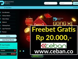 DINGDONGTOGEL – FREEBET GRATIS TANPA DEPOSIT RP 20.000