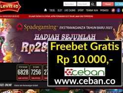 LEVIS4D – FREEBET GRATIS TANPA DEPOSIT RP 10.000